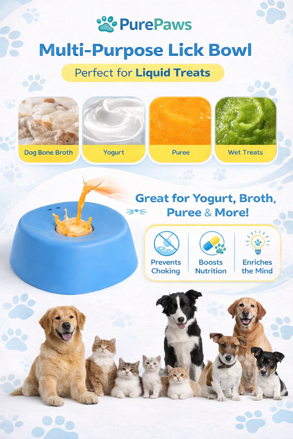 PurePaws Treat Bowl